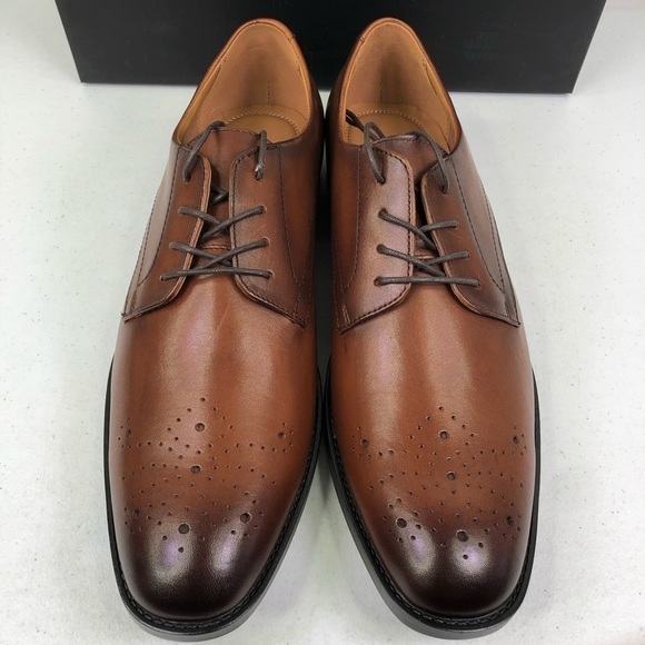 Alfani Darwin Tan Oxford Dress Shoes main image 4